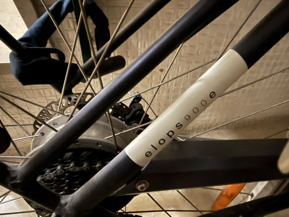 bicicleta elétrica urbana B’Twin