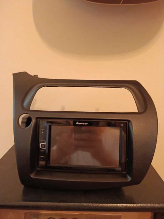 Rádio pioneer com moldura Honda civic mk8