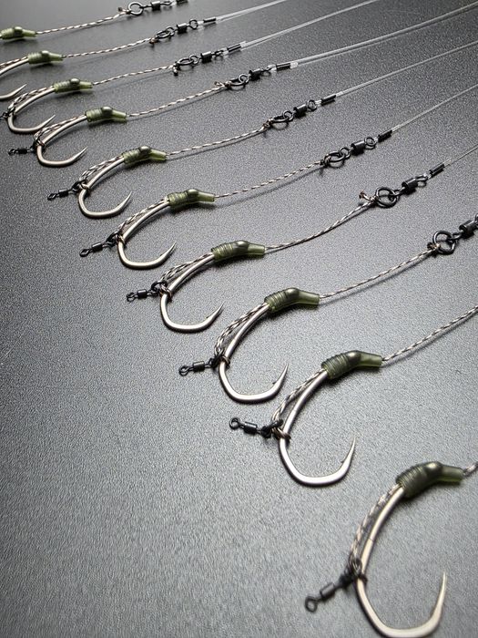 Przypony 10 x Slip d-rig Combi #4 Nash Claw Long Shank mikrokrętlik