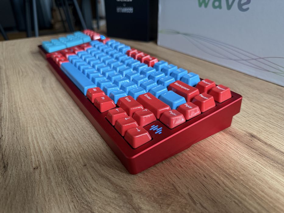 Klawiatura mechaniczna custom PMO Wave75 pro gamingowa CERAKEYS vertex