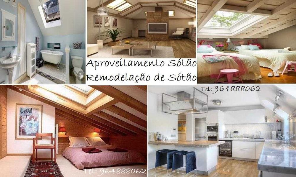 Aproveitamento de Sótão - transformar num espaço útil, funcional e habitável!527126368323512322