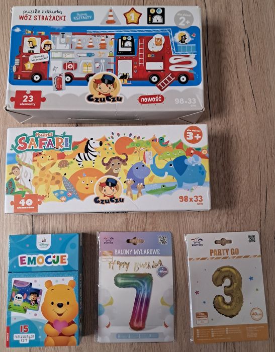 Puzzle, gry, w tym NOWE dla 2,3 latka