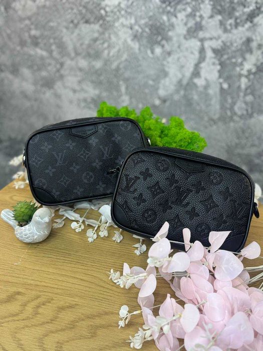 Сумка від Louis Vuitton чоловіча чорна // Барсетка Louis Vuitton