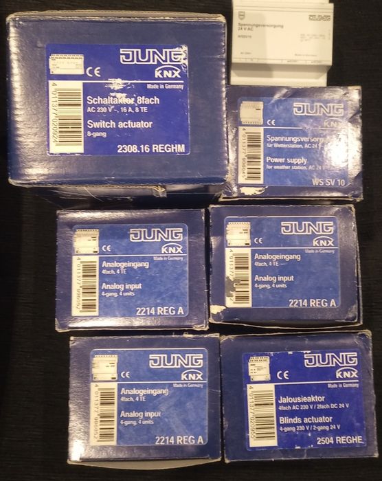 Vendo material Domótica jung nunca utilizado