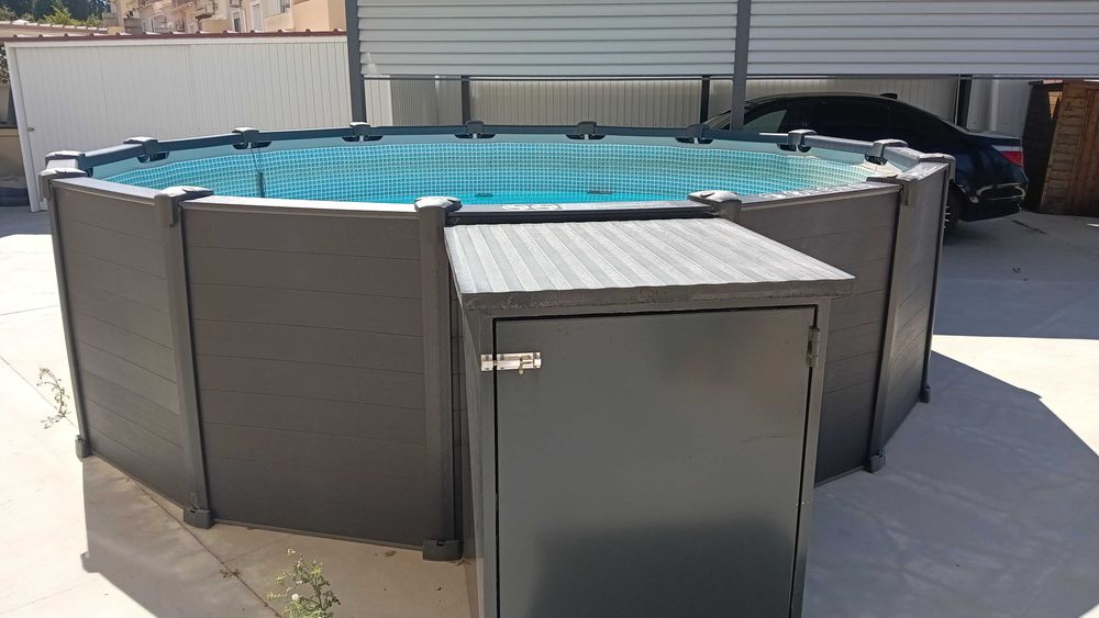Piscina INTEX redonda grafite Ø478x124 cm