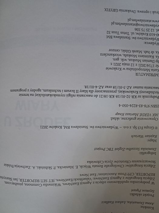Religia ,, U źródeł wiary" kl. 2 Podręcznik
