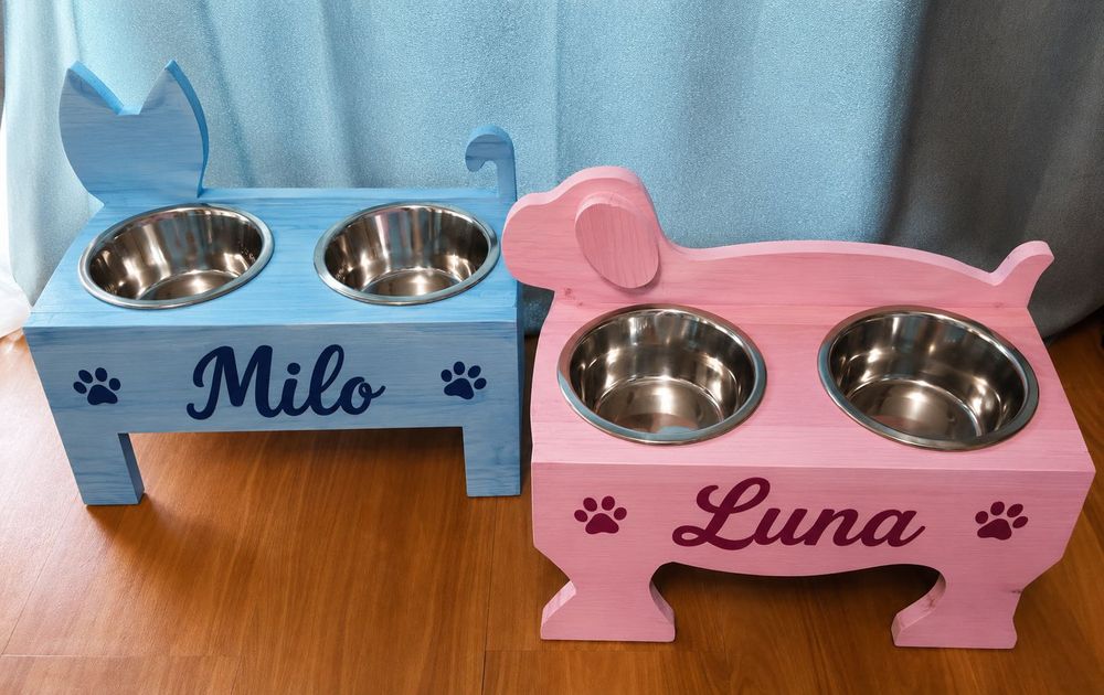 Comedouro e Bebedouro para Cão / Gato