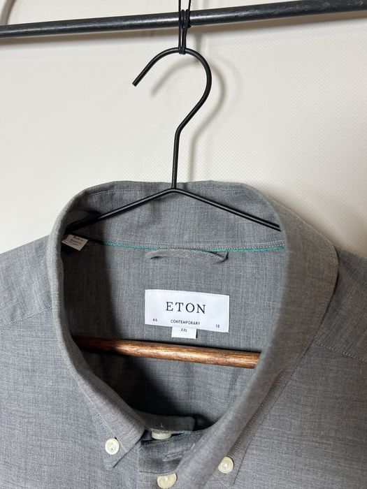 Сіра сорочка Eton 46/18 XXL