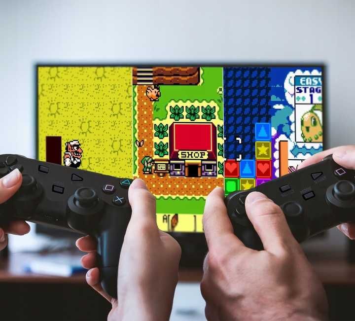 NOWY Gra Telewizyjna Mini Retro Konsola HDMI 2xPad 22073 Gier