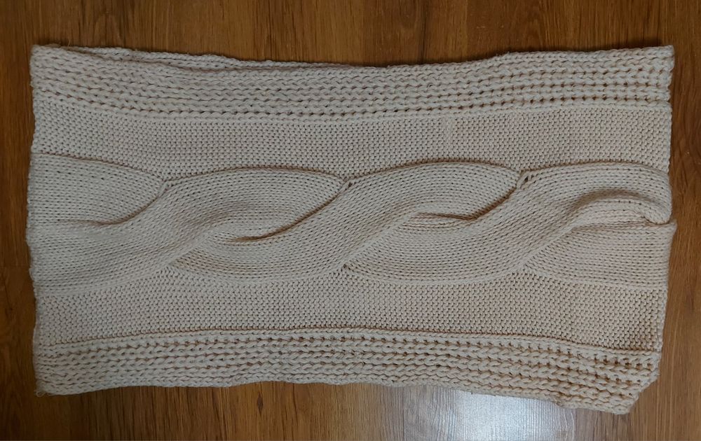 Хомут шарф вязаный