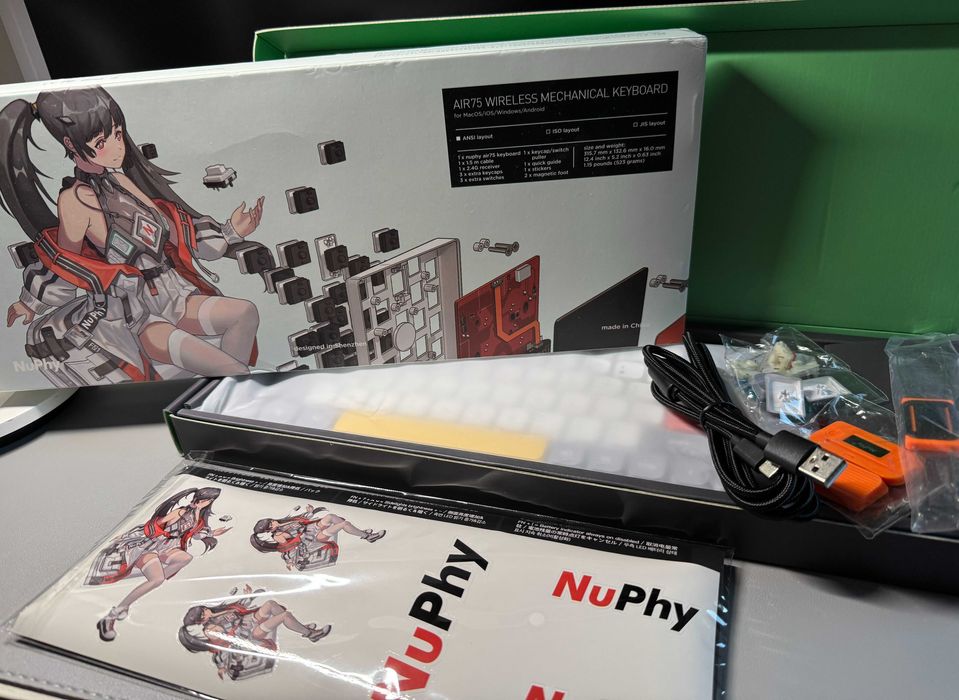 NuPhy Air75 Red switch Бездротова низькопрофільна механічна клавіатура