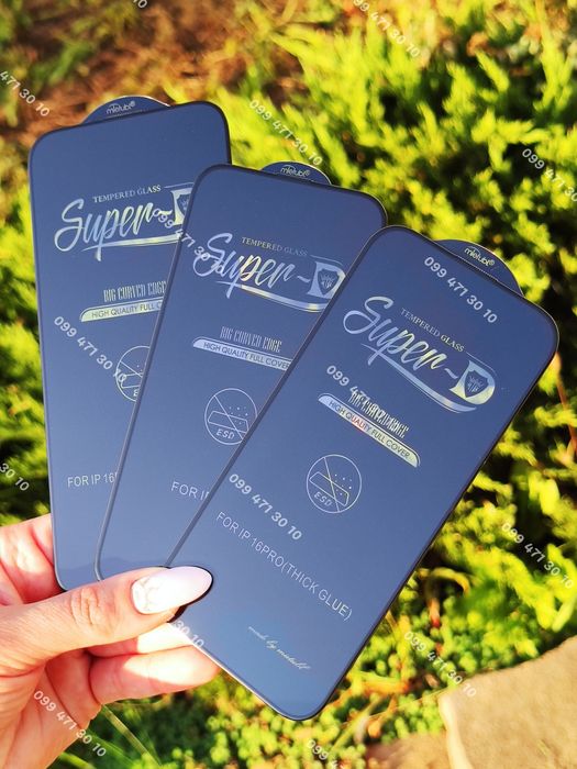 Лучшее защитное стекло iPhone 16pro max якісне скло айфон 16