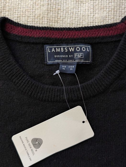 Sweter wełniany męski Nowy z metką