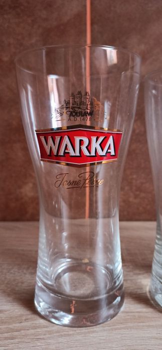 Szklanki do piwa Warka