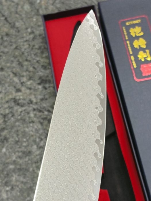 Faca  chef japonesa damasco 20 cm vg10