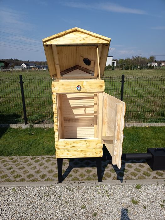 Wędzarnia drewniana ogrodowa duża XXL