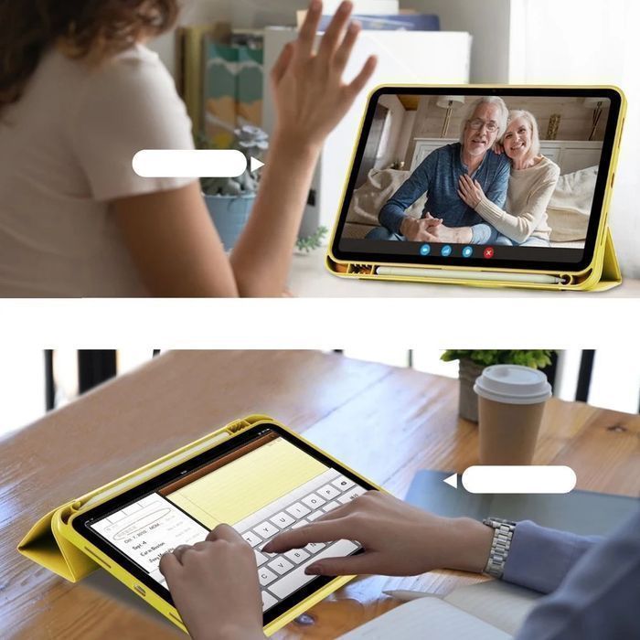 Etui na tablet SC Pen do Apple iPad 11 2025 / 10.9 2022 YELLOW