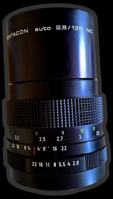 Pentacon auto 2.8/135 MC – vintage obiektyw M42