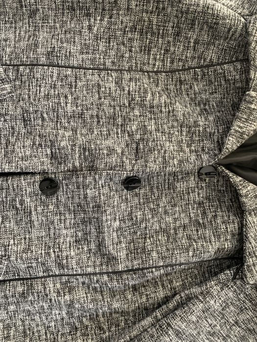 Szaro - czarny żakiet damski/ kurtka w stylu retro