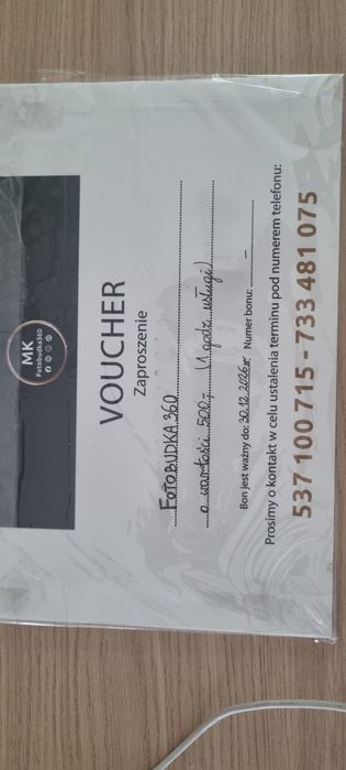Voucher na fotobudkę