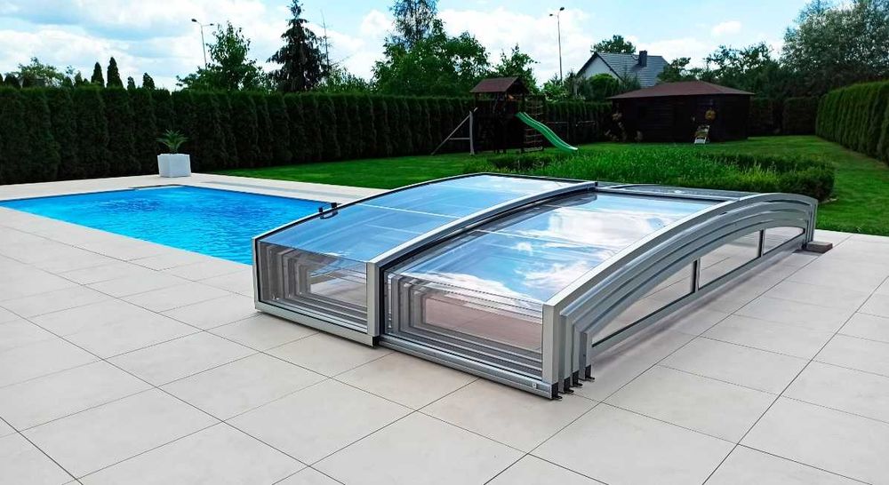 Zadaszenie basenowe Prestige 6,44 x 3,50 x 0,60m przykrycie gotowe !