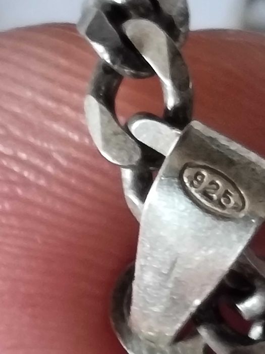 Srebrny łańcuszek z krzyżykiem próba 925