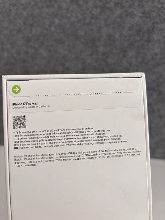 Iphone 17 Pro Max 256GB Cosmic Orange Selado (Aceito retomas)