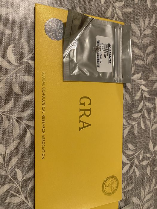 Moissanite qualidade VVS1 excelente