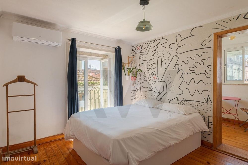 Um apartamento no coração de Lisboa. Dois espaços bonitos e independen