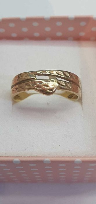 Pierścionek złoty 18 k /750/ 3,40 g.R 16 - Madej Gorlice Mickiewicza -