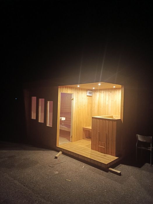 Sauna ogrodowa drewniana