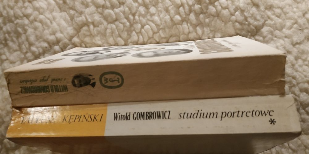 2 x Witold Gombrowicz Biografia Studium portretów za obie super cena