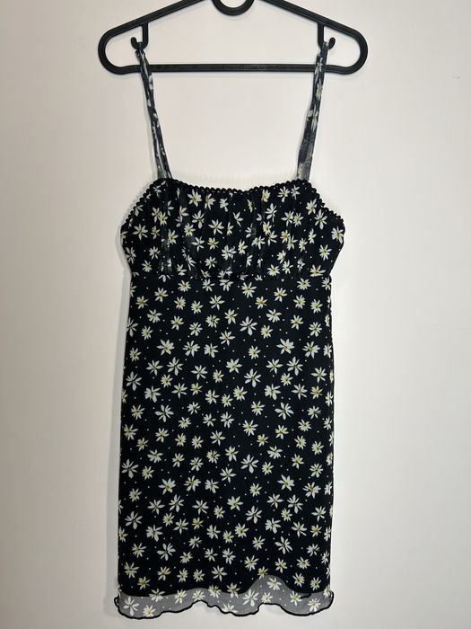 Sukienka mini w kwiatuszki (Mesh)