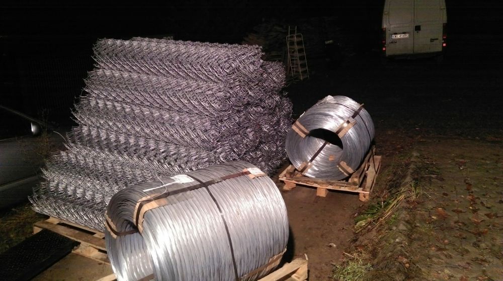 Siatka ogrodzeniowa ocynkowana drut Fi=3,0 mm - PRODUCENT!