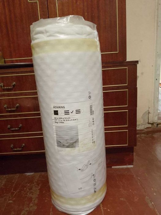Матрац IKEA ÅSVANG 80×200×12 см