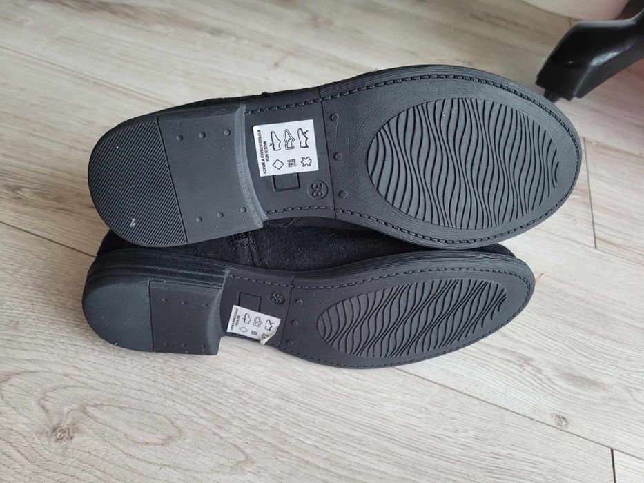 Botki ze skóry naturalnej r.38