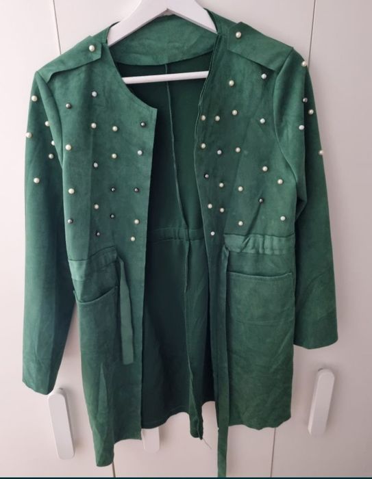 Narzutko/ płaszczyk s/m zamsz