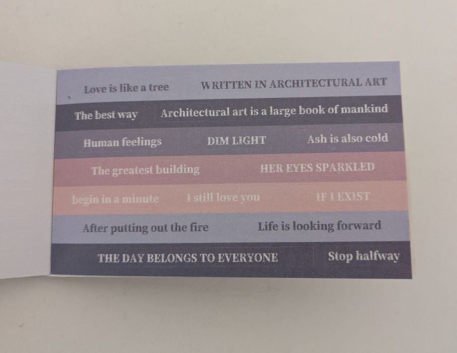 Autoculantes Frases Nôtre Dame de Paris, Scrapbooking