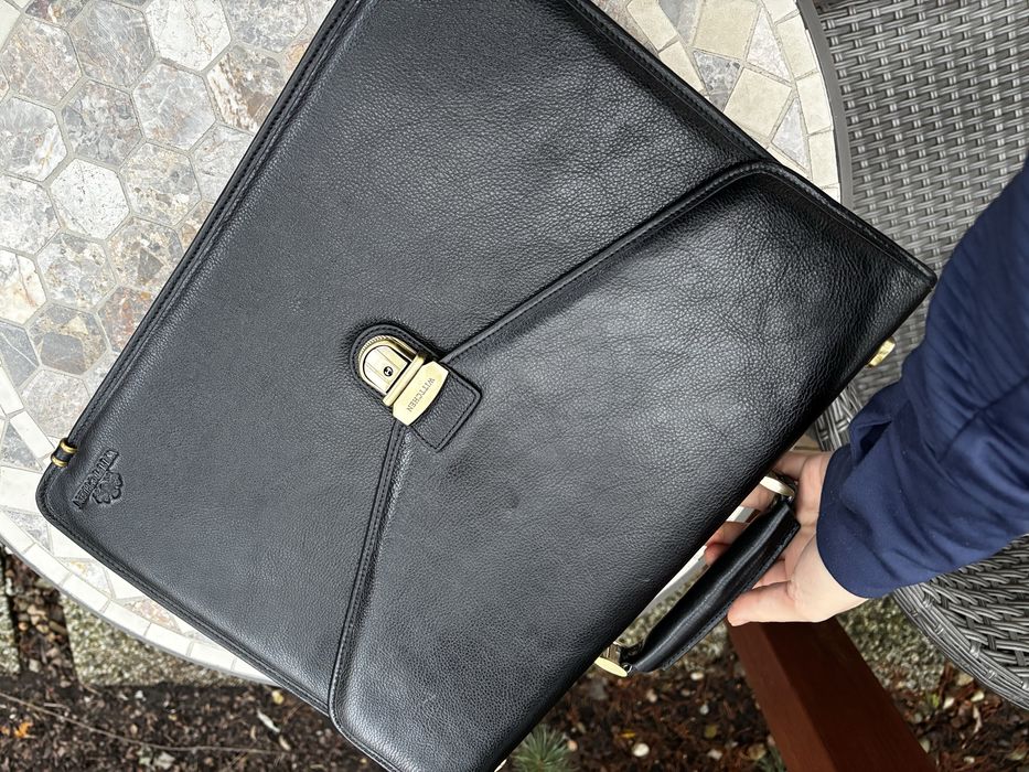 Skórzana nowa teczka Wittchen