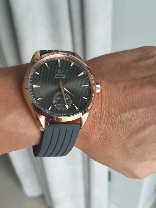 Złota Omega xxl 49.2mm seamaster 18k komplet