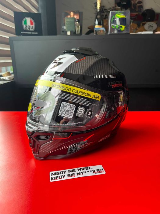 Kask motocyklowy SCORPION EXO EXO-1500 CARBON Air Zity Black/Red