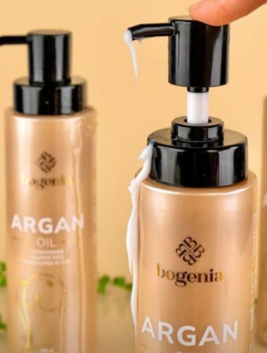 Набір Bogenia для волосся з маслом аргани шампунь, кондицiонер.
