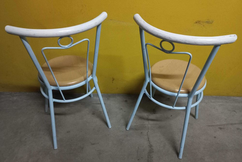 Mesa Oval de Cozinha com 2 Cadeiras