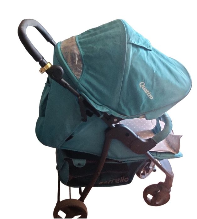 Коляска прогулочная серая carello