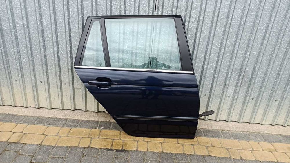 Drzwi prawy tył bmw e46 kombi touring orientblau metallic 317/5