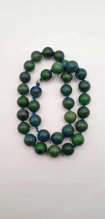 Naszyjnik lapis&malachit 2112