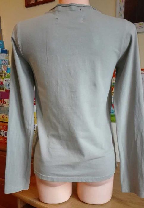 Bawełniana Bluzka damska roz. 38 M dł. rękaw CARRY