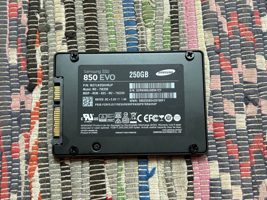SSD Sata Samsung 850 EVO 250GB