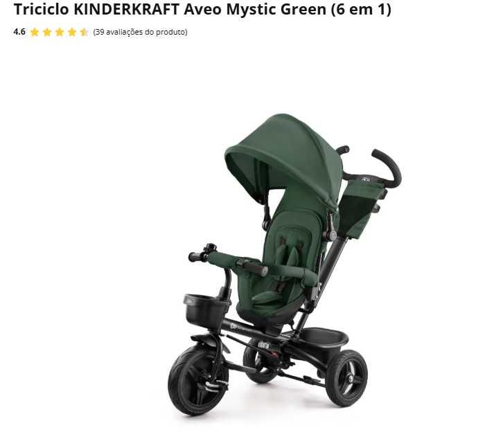 Triciclo  Kindderkraft Verde