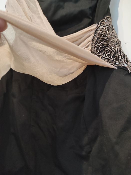 Bawełniana sukienka ASOS mini  z aplikacjami